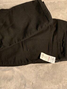 Women's Simply Vera Vera Wang Mid-Rise Shaping Denim Leggings Black Large NWT